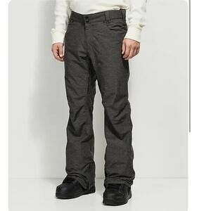 Aperture Charcoal10K Snowboard Pants looks like Jeans size medium